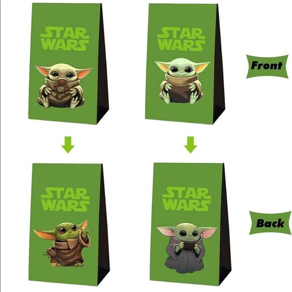 Star Wars 24 Party Bags & 100 Stickers NWT - Picture 2 of 10